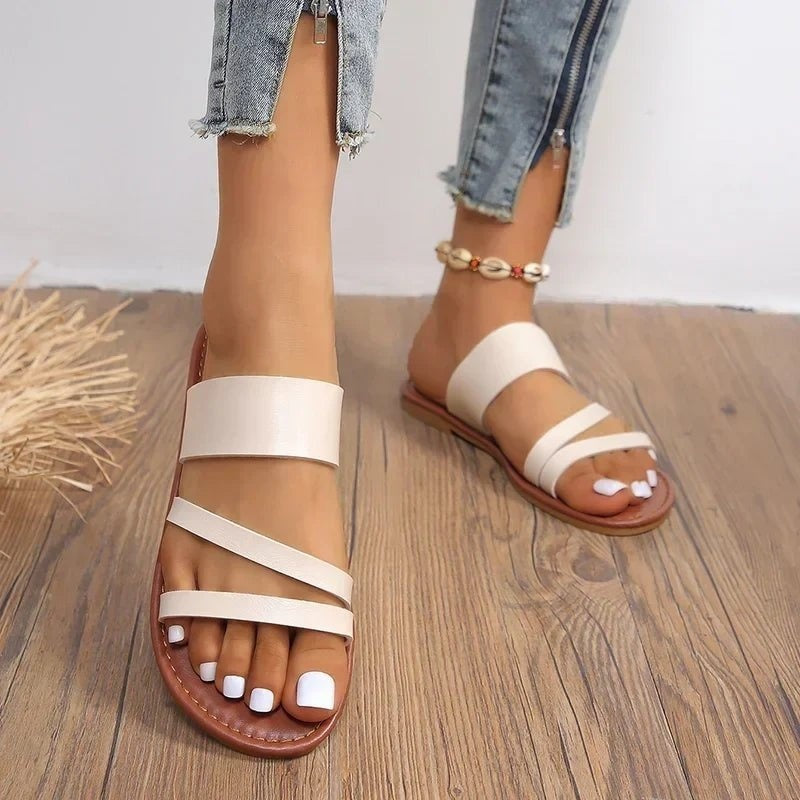 Consuelo – Sandalias de Tiras Cruzadas