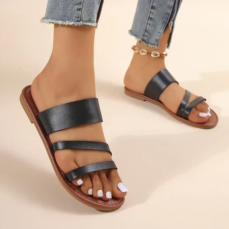 Consuelo – Sandalias de Tiras Cruzadas