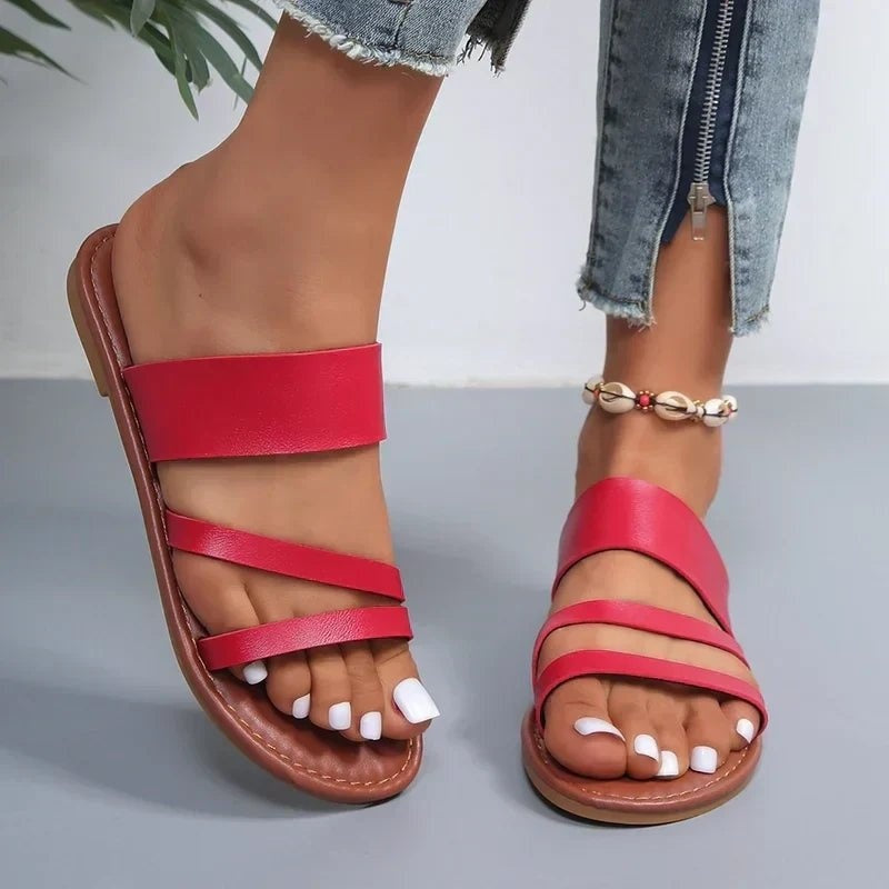 Consuelo – Sandalias de Tiras Cruzadas